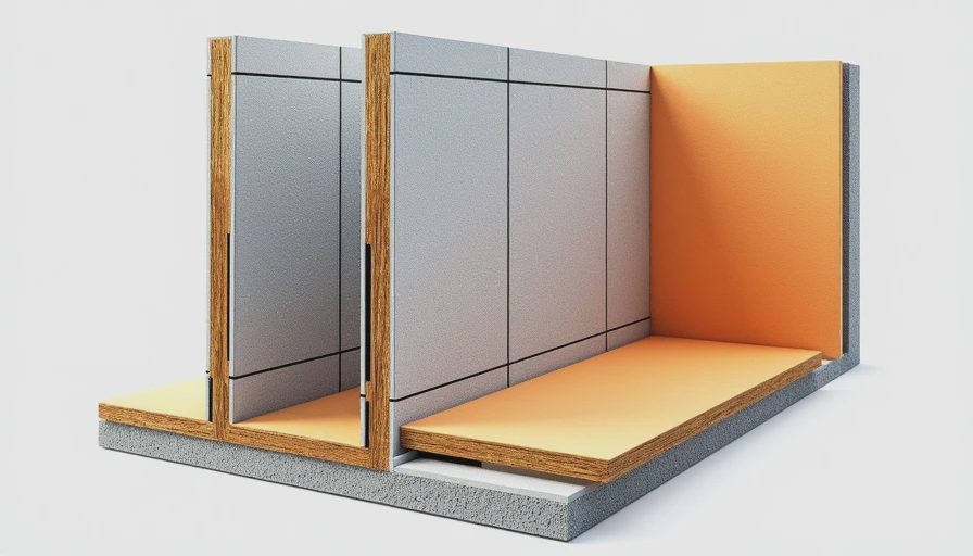 Cross-section diagram showing foam-backed insulated siding reducing thermal bridging across wall studs.
