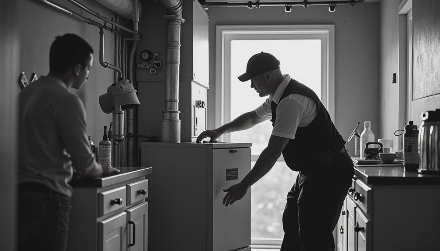 Illustration for furnace inspection