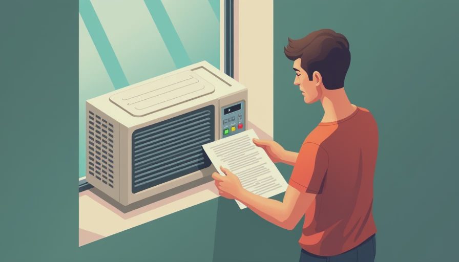 Visual context for how to install a window ac unit